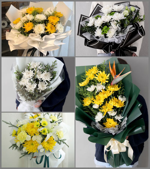 湖南永州道县祥霖铺镇祝福村白事花束代送